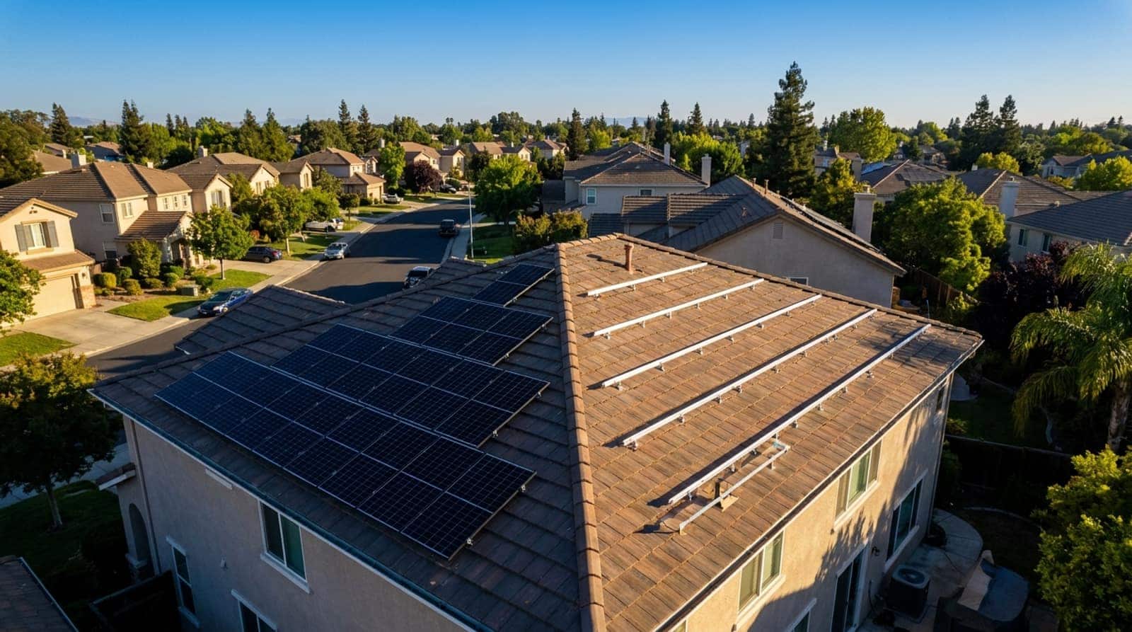 Solar work in progress